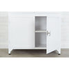 Etu Home White 2-Door Glass Storage Cabinet