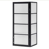 Etu Home 24inch Wall Hanging Glass Display Cabinet