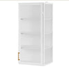 Etu Home 24inch Wall Hanging Glass Display Cabinet