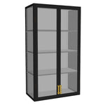 Etu Home 30inch Wall Hanging Glass Display Cabinet