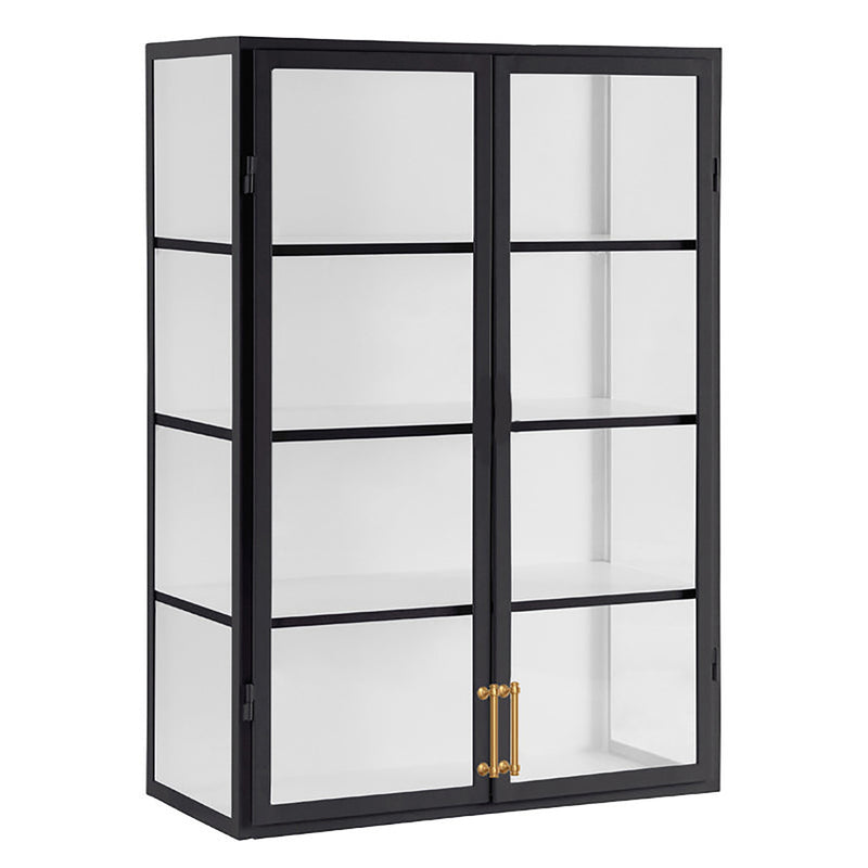 Etu Home 36inch Wall Hanging Glass Display Cabinet