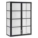 Etu Home 36inch Wall Hanging Glass Display Cabinet