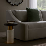 Arteriors Boudreaux Flint Velvet Sofa