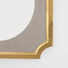 Scalloped Two Tone Wall Mirror