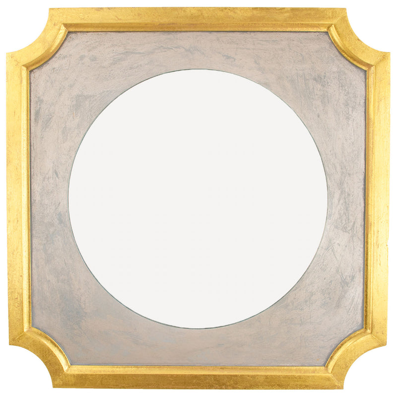 Scalloped Two Tone Wall Mirror