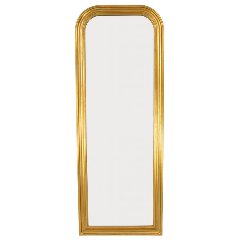 Gold Slim Rounded Full Mirror