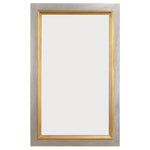 Silver and Gold Wall Mirror