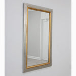 Silver and Gold Wall Mirror