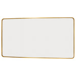 Rounded Corner Large Rectangular Wall Mirror