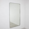 Rounded Corner Large Rectangular Wall Mirror