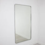 Rounded Corner Large Rectangular Wall Mirror