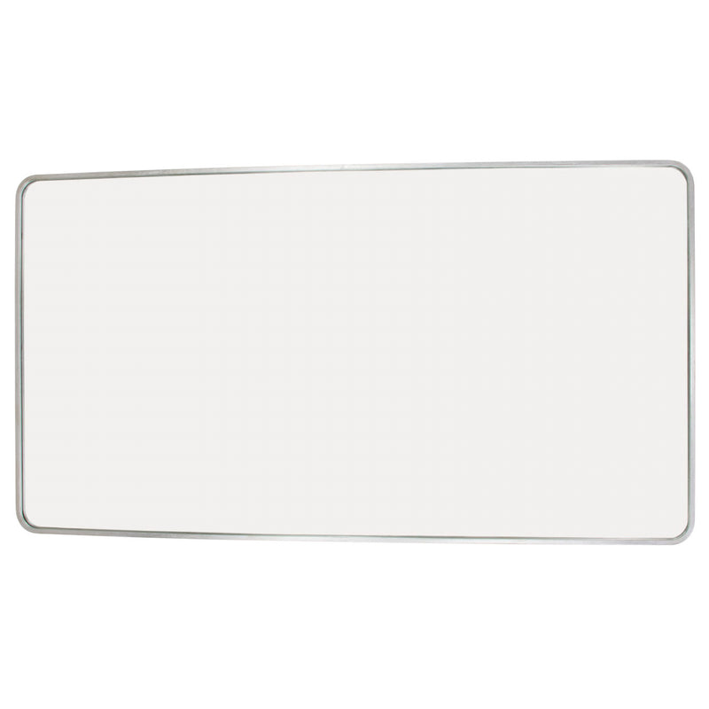 Rounded Corner Large Rectangular Wall Mirror