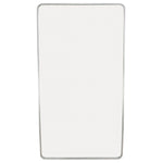 Rounded Corner Large Rectangular Wall Mirror