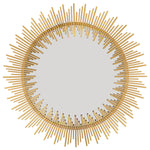 Sunburst Round Wall Mirror