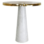 Worlds Away Fontaine Side Table