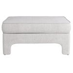 Arteriors Ava Stone Boucle Ottoman