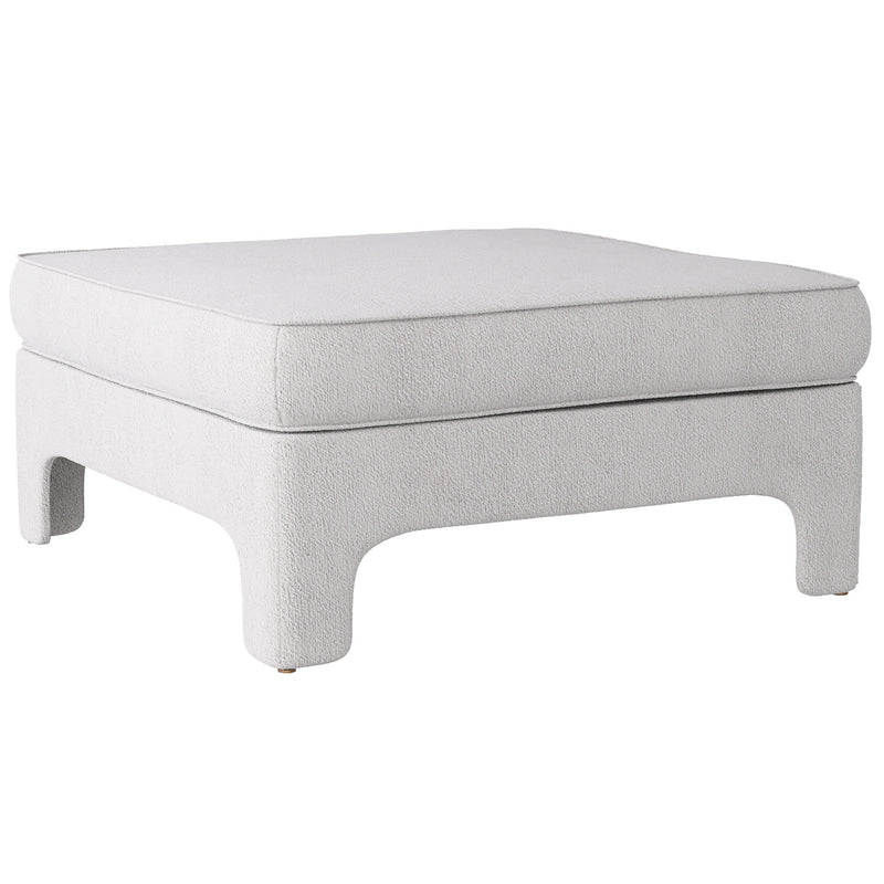 Arteriors Ava Stone Boucle Ottoman