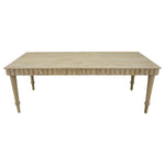 Carved Natural Dining Table