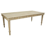 Carved Natural Dining Table