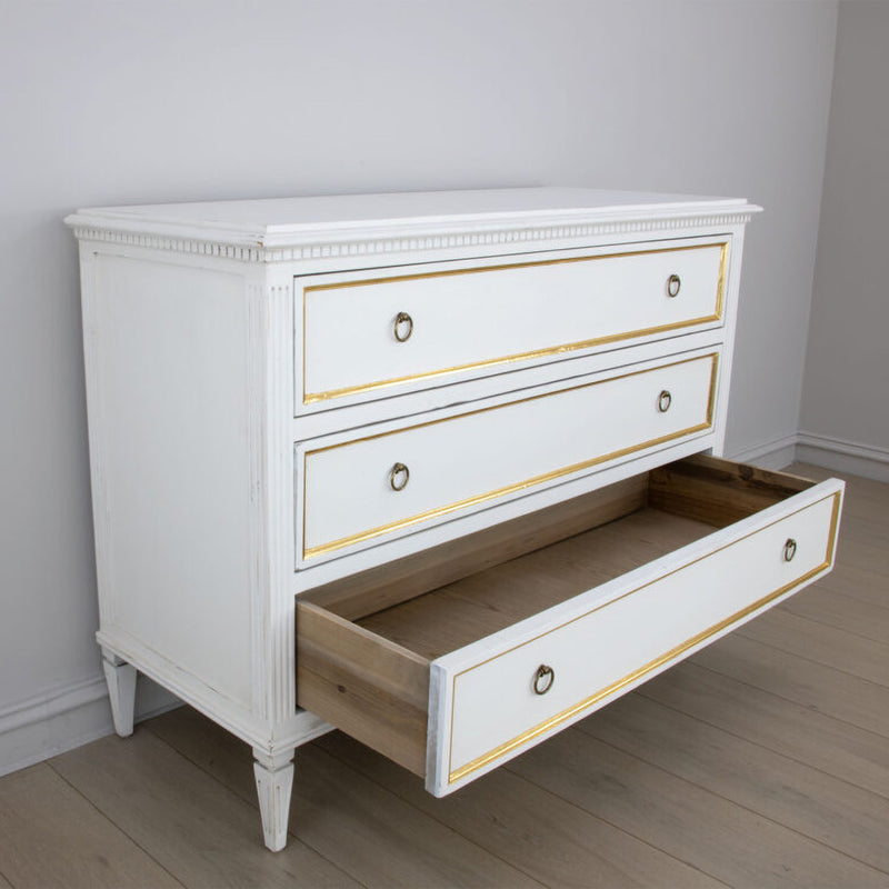 Three Drawer Large Chest