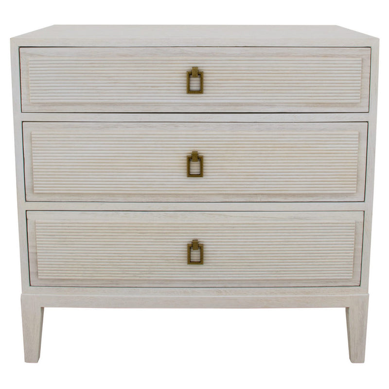 Kayla Small Fluted Oak Chest