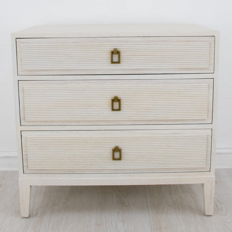 Kayla Small Fluted Oak Chest