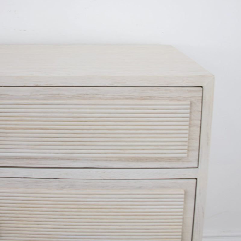 Kayla Small Fluted Oak Chest