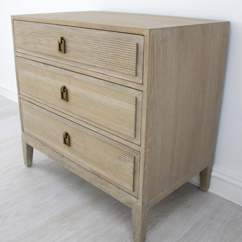 Kayla Small Fluted Oak Chest