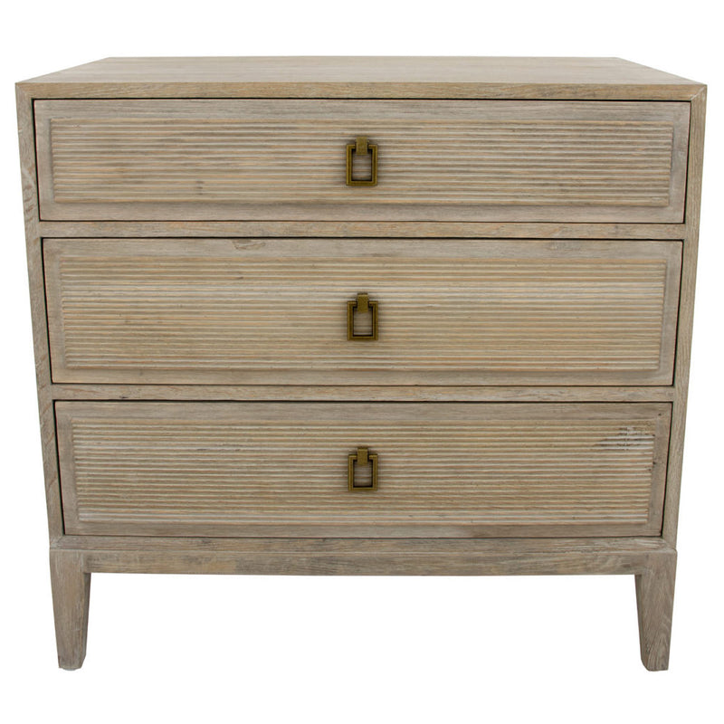 Kayla Small Fluted Oak Chest