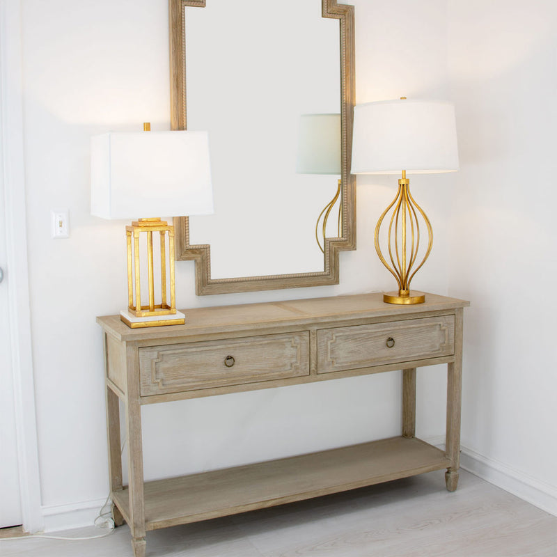 Traditional French Country Console Table