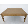 Raw Oak Square Coffee Table