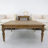 Raw Oak Square Coffee Table