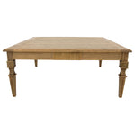 Raw Oak Square Coffee Table