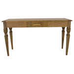 Raw Oak Console Table