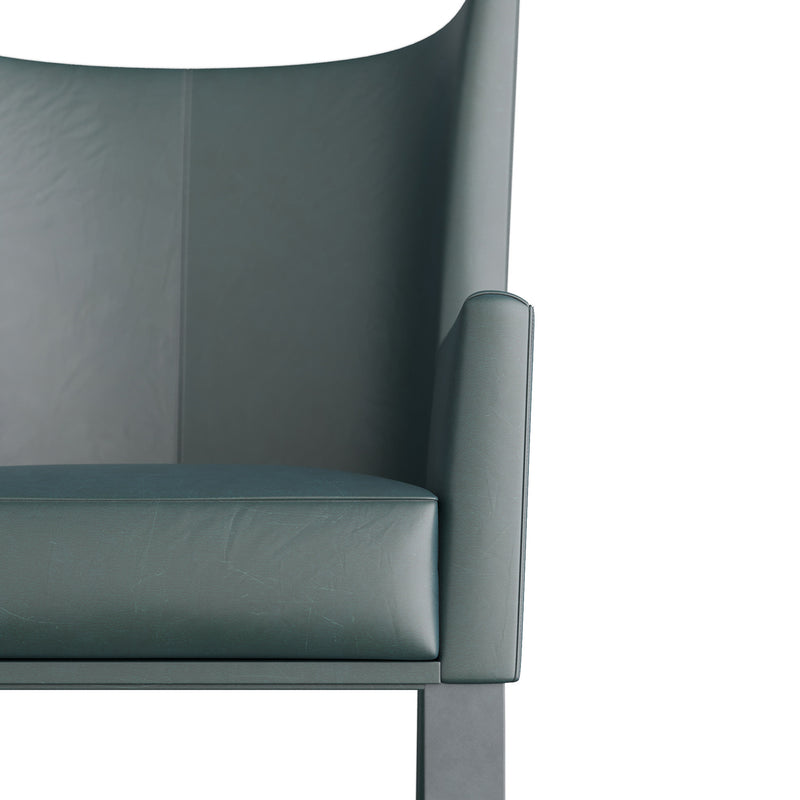 Arteriors Bleu Wingback Chair