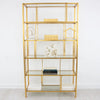 Gold Modern Bookcase