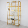 Gold Modern Bookcase