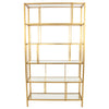 Gold Modern Bookcase