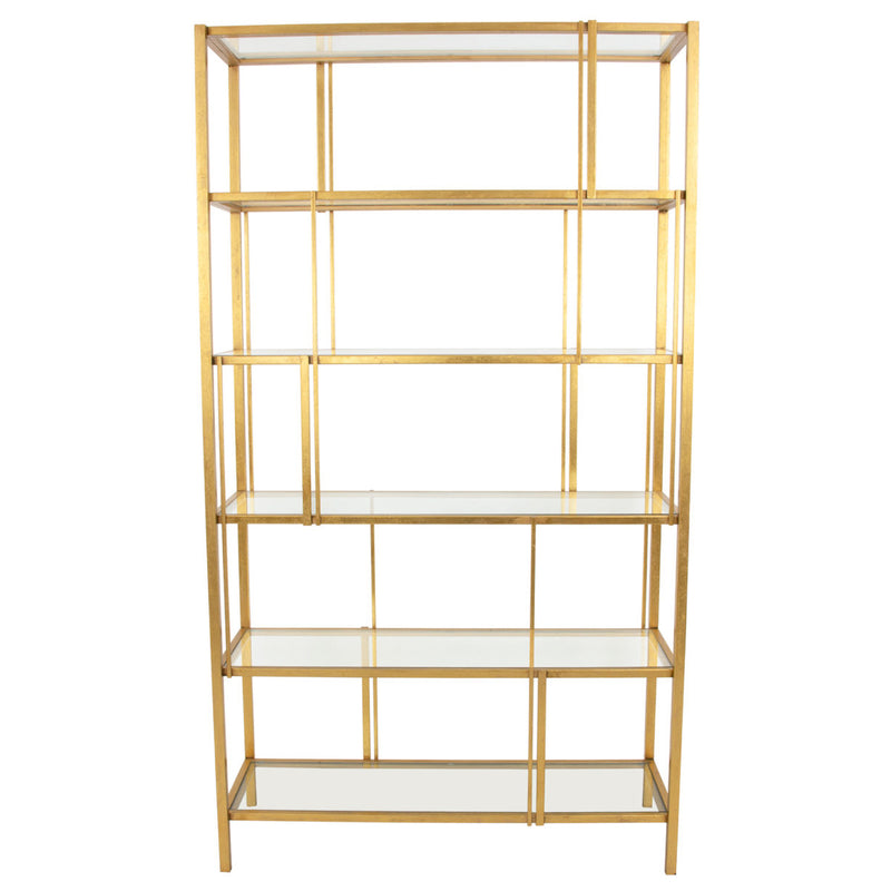 Gold Modern Bookcase