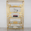 Kim Gold Large Bookcase