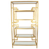 Kim Gold Large Bookcase