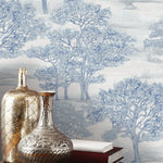 Tempaper & Co Forest Toile Peel & Stick Wallpaper