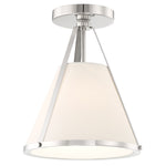 Crystorama Fulton 1-Light Semi Flush Mount