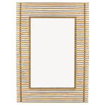 Gold Bamboo Wall Mirror