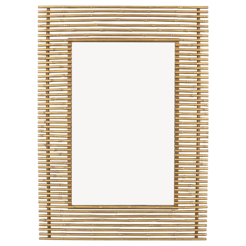 Gold Bamboo Wall Mirror