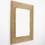 Gold Bamboo Wall Mirror