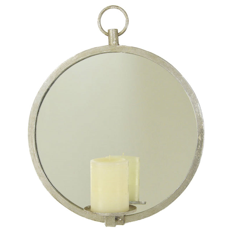 Round Candle Wall Sconce