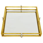 Gold And Silver Square Tray