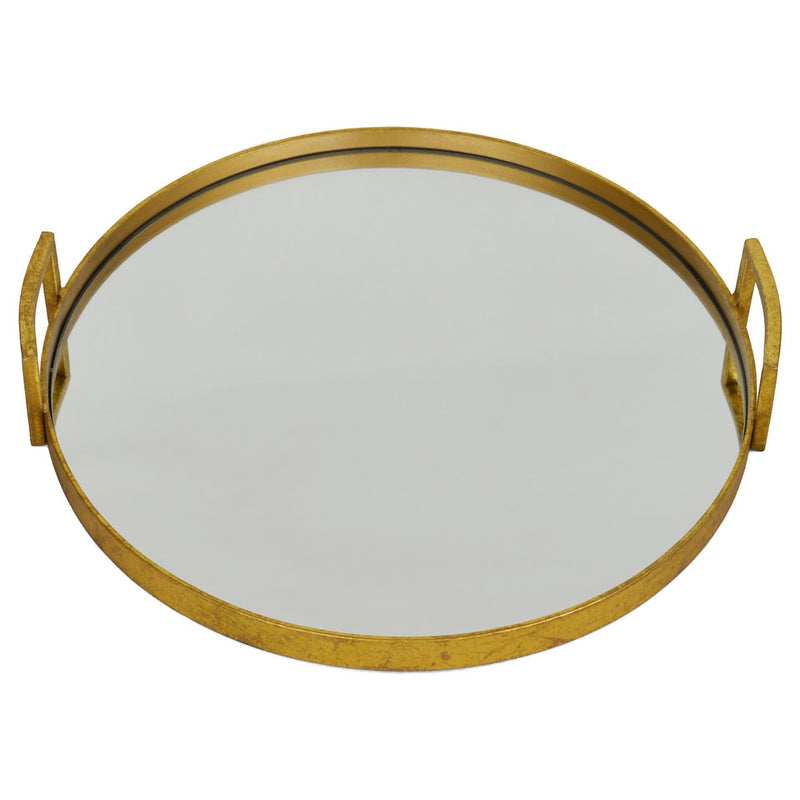 Round Mirror Tray