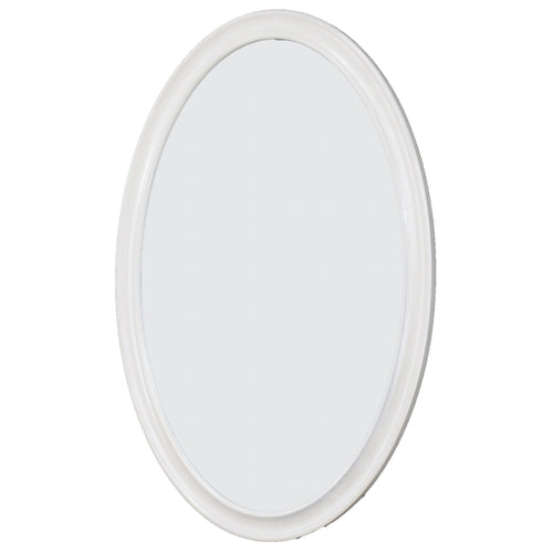 Oval Wooden Wall Mirror